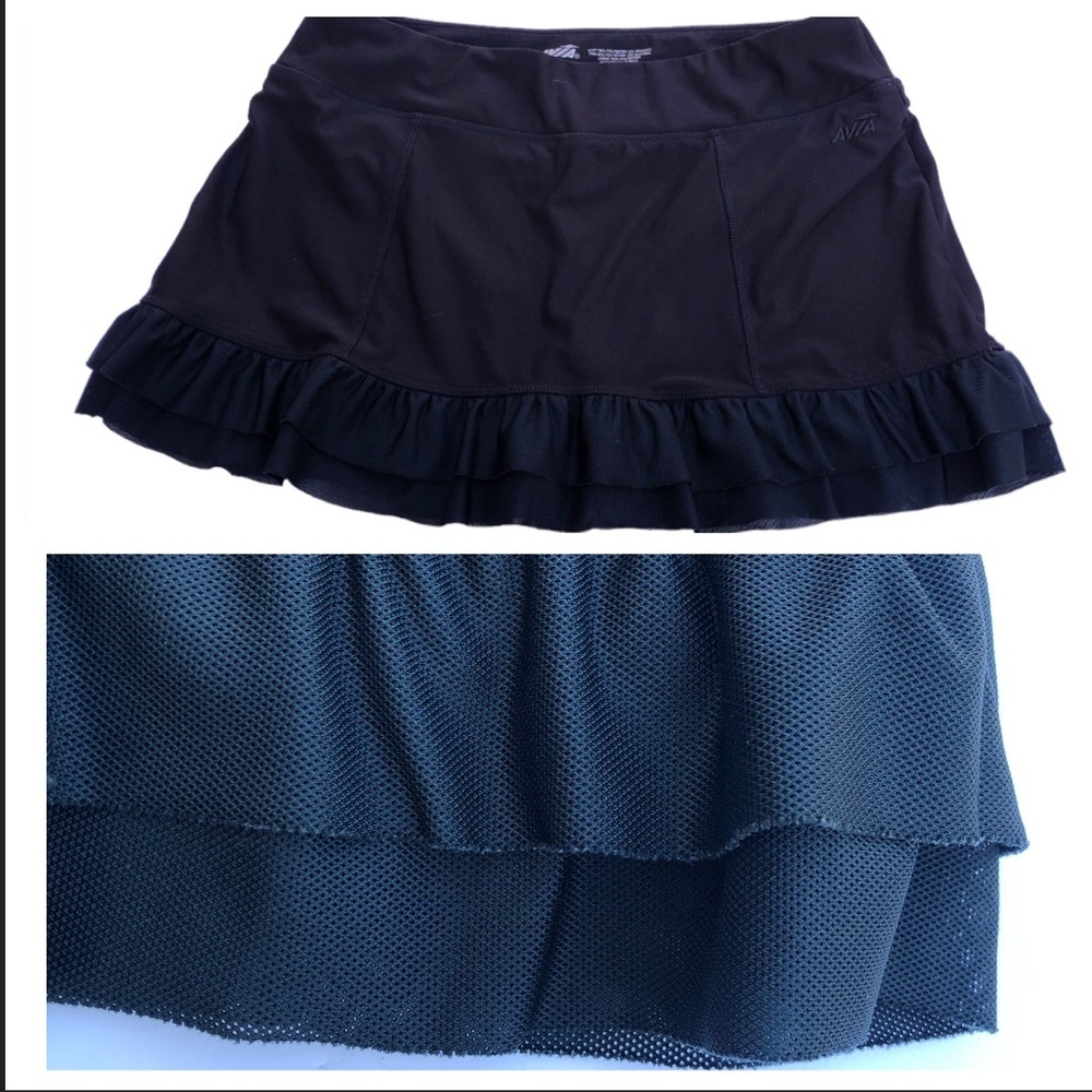 Avia Athleisure skort gym workout ruffle M